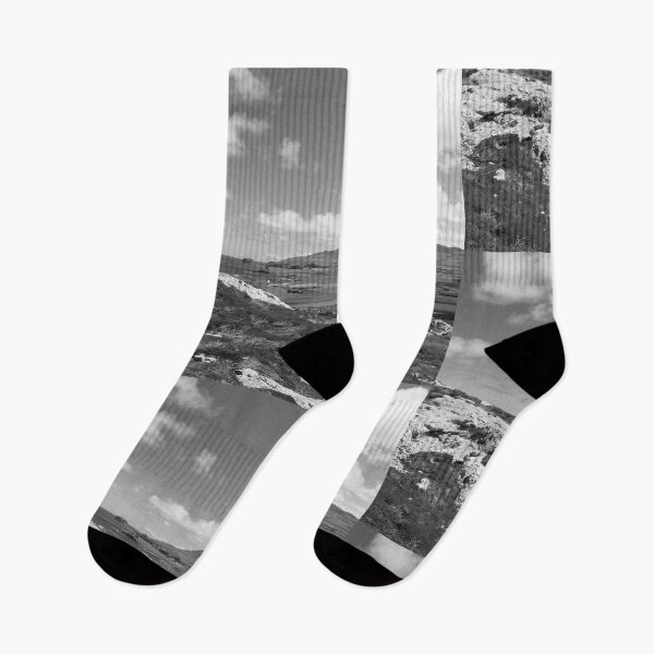 Item preview, View at Malin head county Donegal Ireland black and white designed and sold by eddiebarronshop.