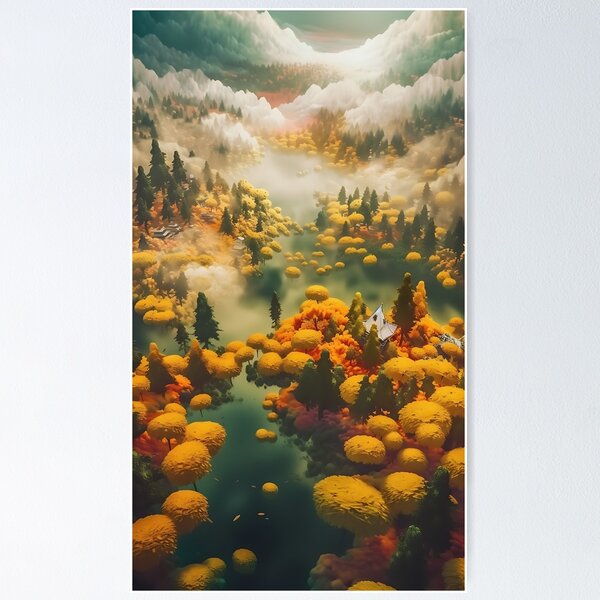 Item preview, Glorious fantasy Feywild Landscapes designed and sold by EagleOwlStudio.