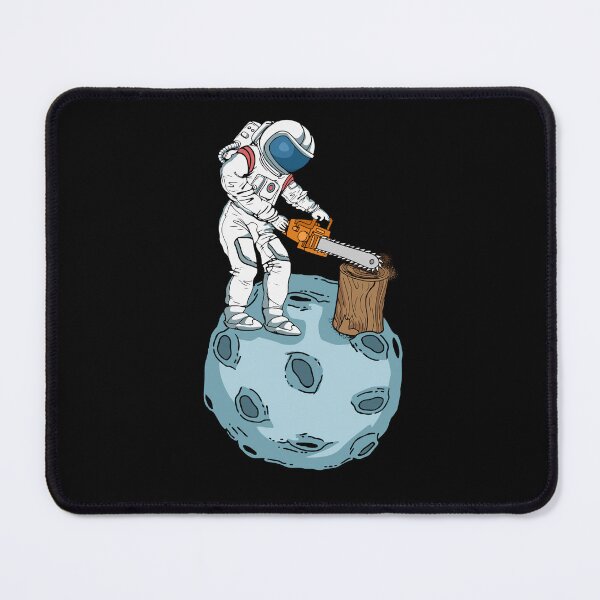 Item preview, Chainsaw Moon Space Woodworker Gift Men Astronaut Chainsaw designed and sold by DSWShirts.
