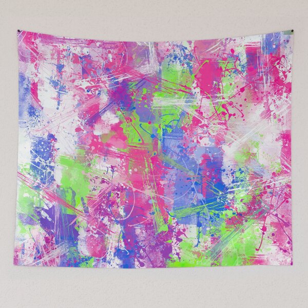 Item preview, Abstract Vibrant Multicolor Brush Strokes and Splatters 8 designed and sold by Cato99.