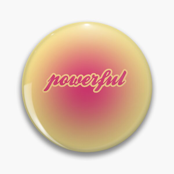 Item preview, Powerful Gradient Hot Pink And Yellow Aura Typography designed and sold by inherflopera.