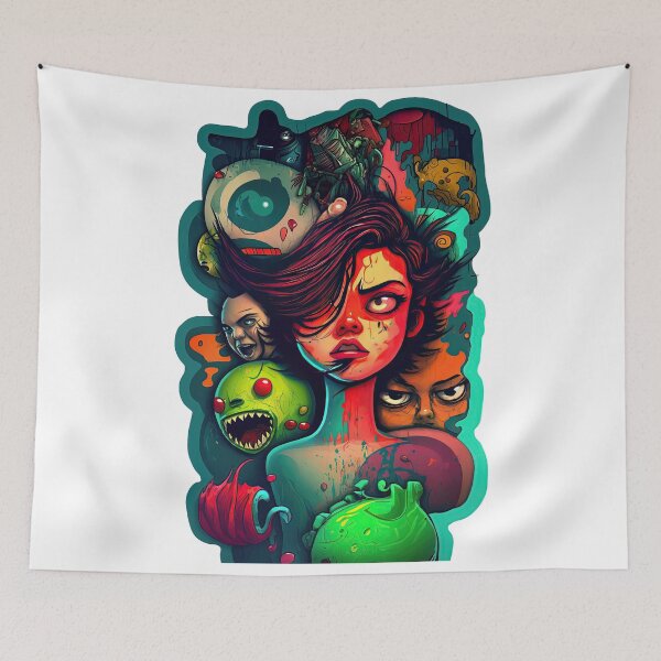 Item preview, Sticker Vibrant  Design Colorful Explosion 6 designed and sold by BeUniqueCo.