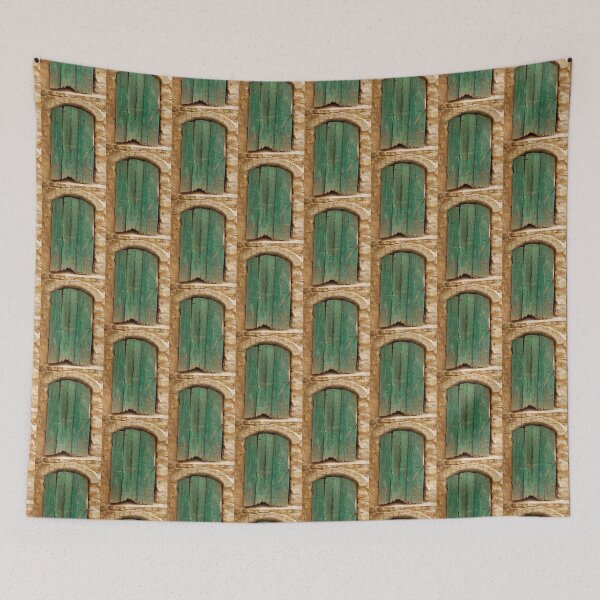 Item preview, Old Green Wooden Door designed and sold by jojobob.