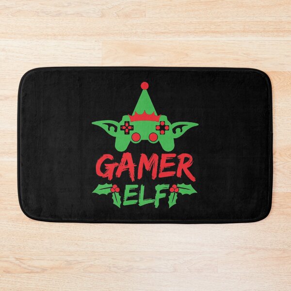 Item preview, Christmas Gamer Elf designed and sold by BlackSnowShop.
