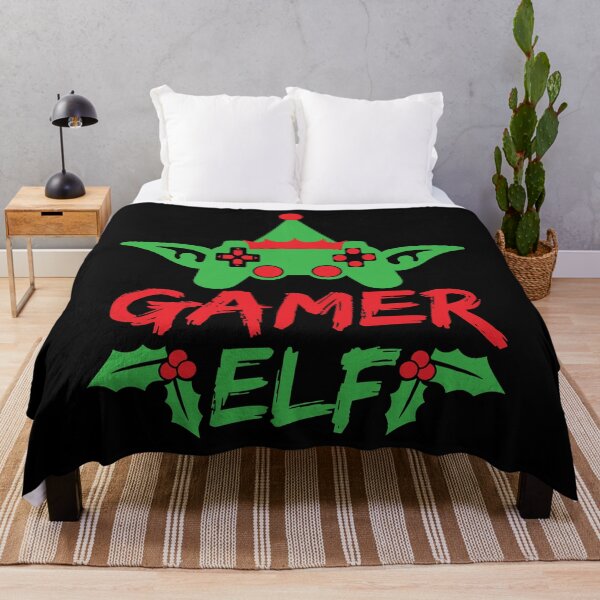 Item preview, Christmas Gamer Elf designed and sold by BlackSnowShop.
