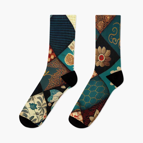 Item preview, Patchwork Pattern designed and sold by MTJ-Mushrooms.