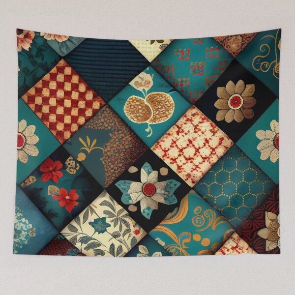 Item preview, Patchwork Pattern designed and sold by MTJ-Mushrooms.