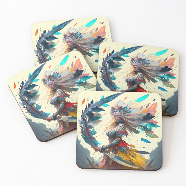Item preview, Magical Women Crafting Colorful Blades of the Future designed and sold by ThreadGallery.