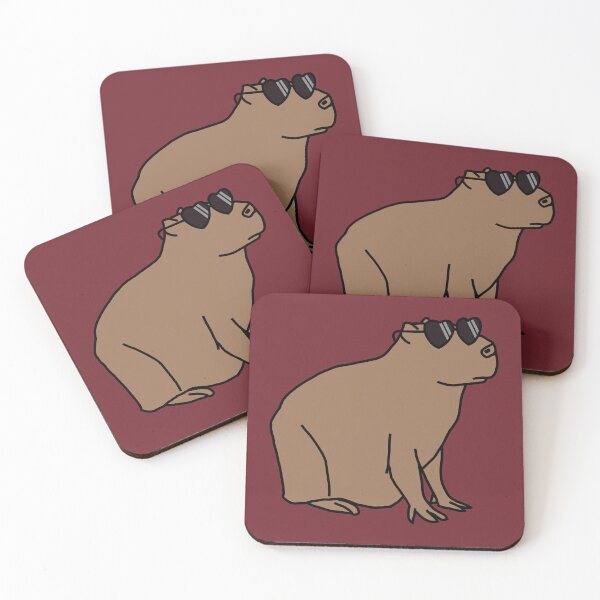 Item preview, Capybara Wearing Sunglasses designed and sold by ellenhenry.