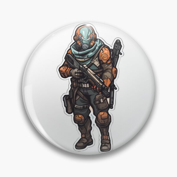 Item preview, future soldier sticker designed and sold by AiWonderPrints.