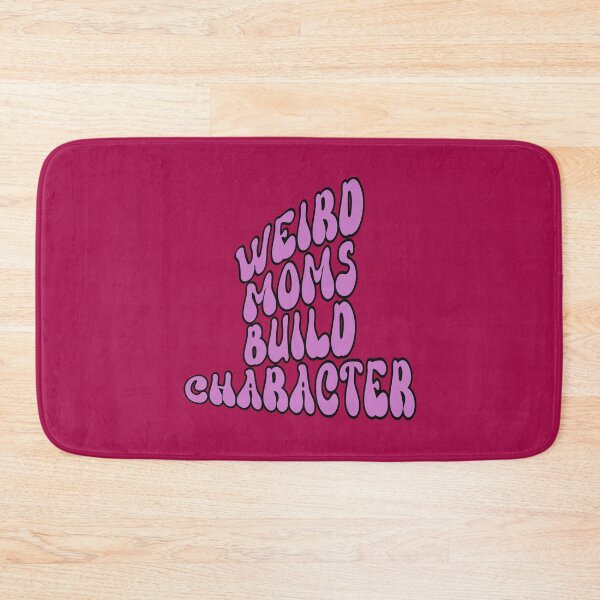 Item preview, Groovy Weird Moms Build Character, Retro Warp Purple Lilac Wierd Quote, Mothers Day 2023 designed and sold by DiensDesign.