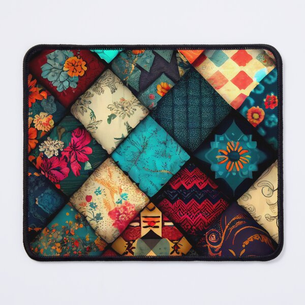 Item preview, Patchwork Pattern designed and sold by MTJ-Mushrooms.