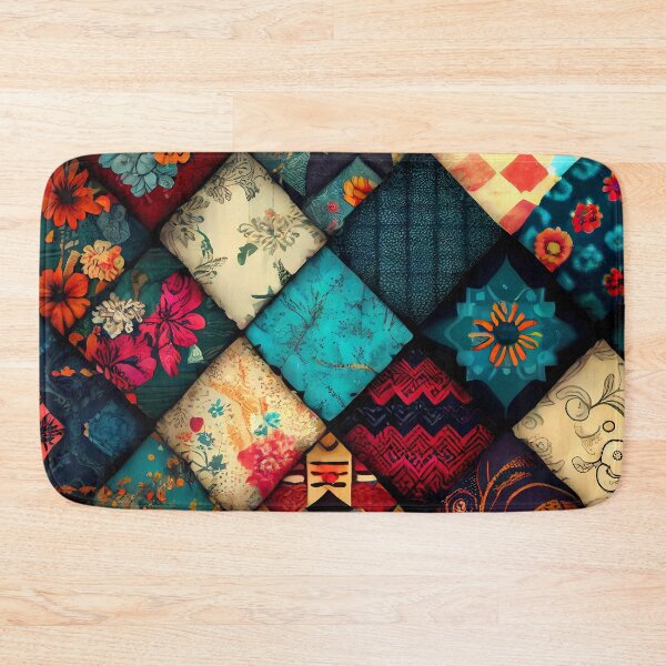 Item preview, Patchwork Pattern designed and sold by MTJ-Mushrooms.