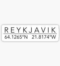 reykjavik Sticker