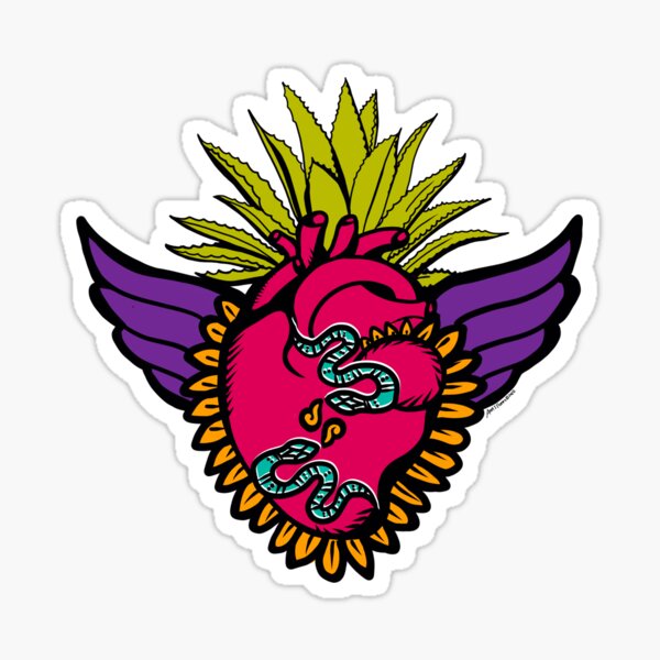 Mayahuel Corazon Sticker