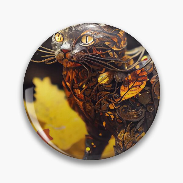 Item preview, Autumn's Forest Friend: The Woodland Cat designed and sold by FireScreen.