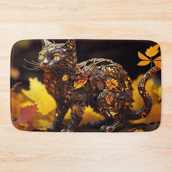 Item preview, Autumn's Forest Friend: The Woodland Cat designed and sold by FireScreen.