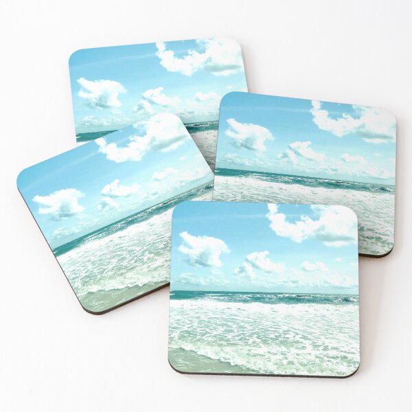 Item preview, Blue Ocean Waves Modern Beach Photo designed and sold by field3.