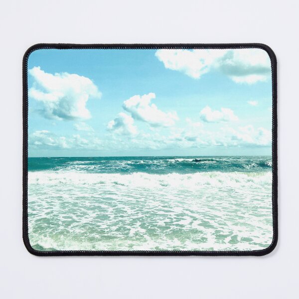 Item preview, Blue Ocean Waves Modern Beach Photo designed and sold by field3.