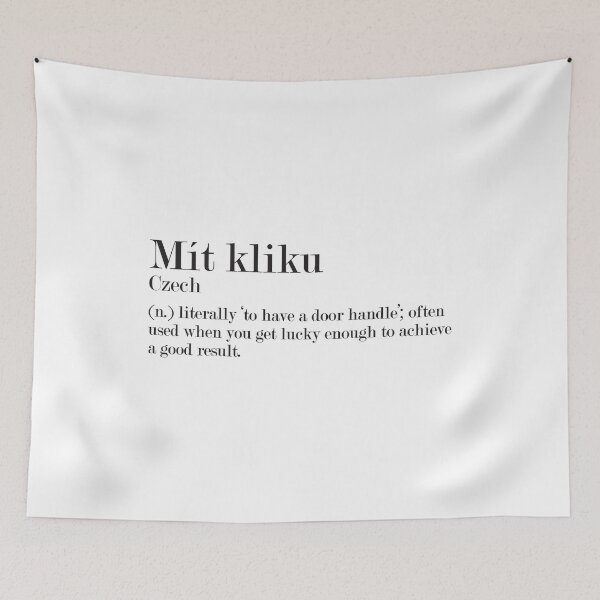 Item preview, Mít kliku - Czech - Beautiful Word Definition designed and sold by Zooone.