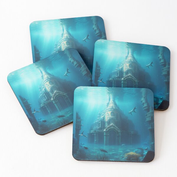 Item preview, Underwater cathedral designed and sold by MajinCactus.