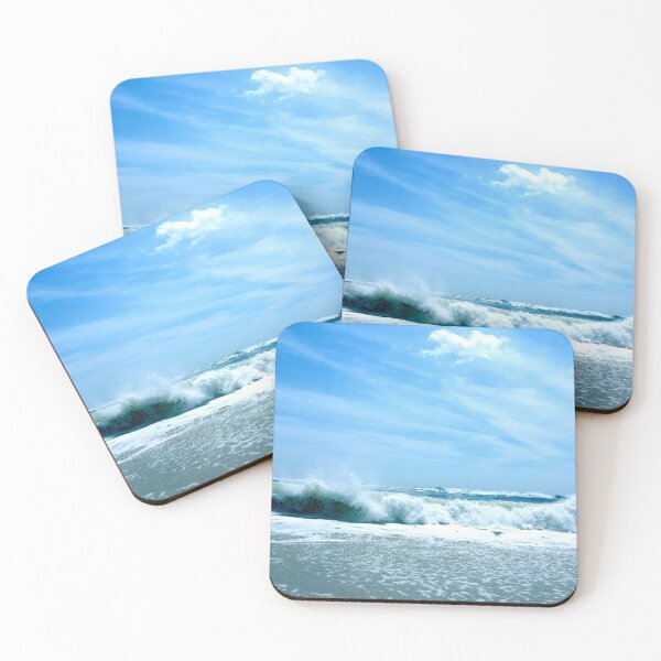 Item preview, Blue Ocean Waves on Beach designed and sold by field3.