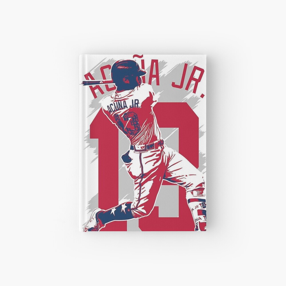 Ronald Acuña Jr. Jersey Spiral Notebook for Sale by ecscraps