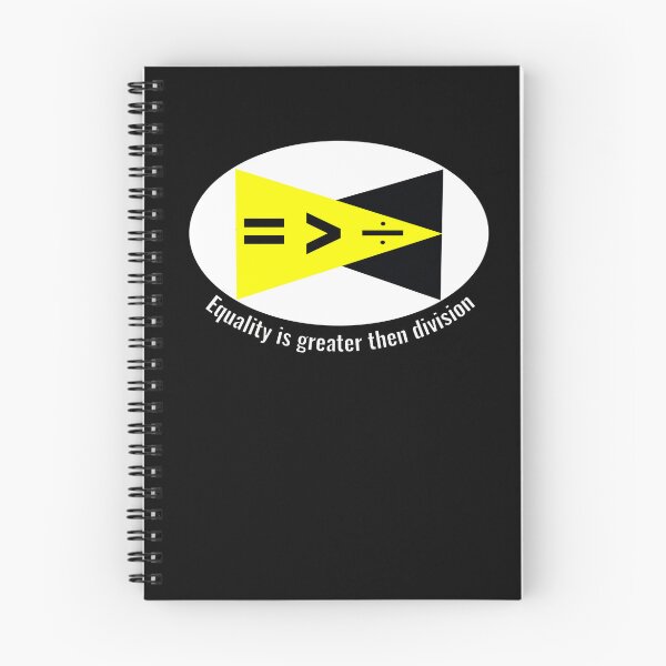 Item preview, Equality is greater than division designed and sold by CottagePop.