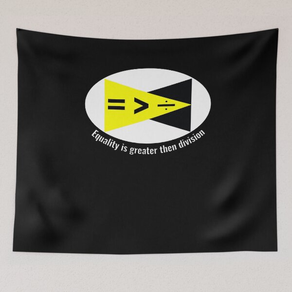 Item preview, Equality is greater than division designed and sold by CottagePop.