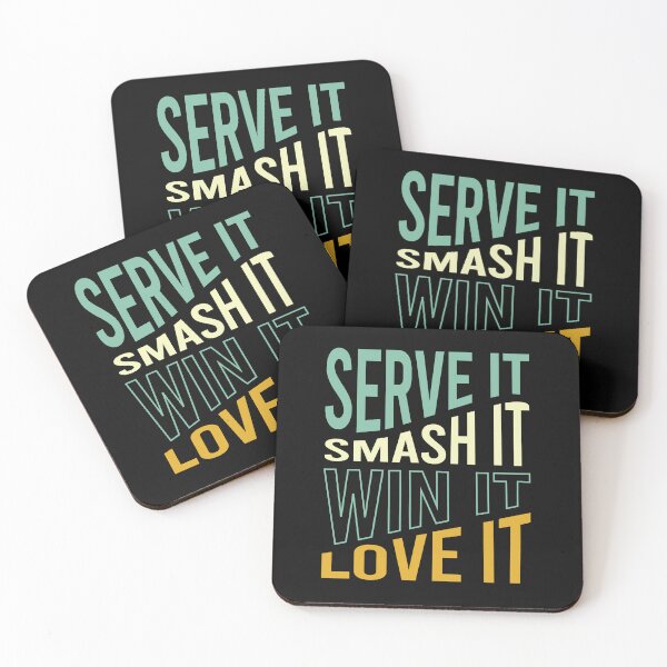 Item preview, Tennis Serve It Smash It Win It Love It designed and sold by whyitsme.