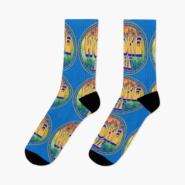 Item preview, PMD00650 Progressive Movement Designs funny WOKE AF design for any day of the year shows you support progressive policy goals for progressive Democrats and Independents and Bernie Sanders supporters designed and sold by ProgressiveLeft.
