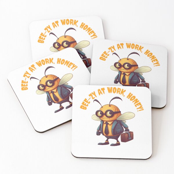 Item preview, Bee-zy at work, honey! Bee. designed and sold by Abadon96.