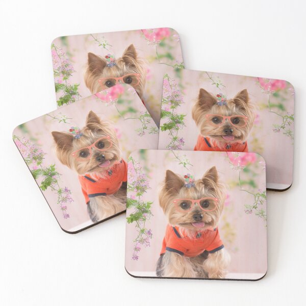 Item preview, Cute dog with glasses and hairpin. designed and sold by Jk-812.