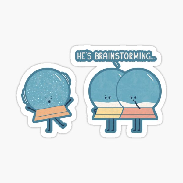 Item preview, Brainstorming designed and sold by HandsOffMyDinosaur.