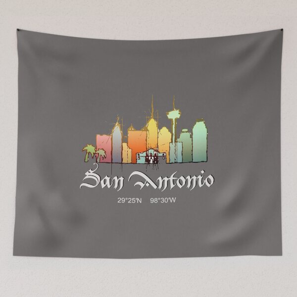 Item preview, San Antonio Texas Colorful USA City designed and sold by IvonDesign.