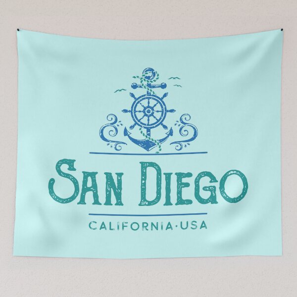 Item preview, San Diego California Nautical Design designed and sold by Futurebeachbum.