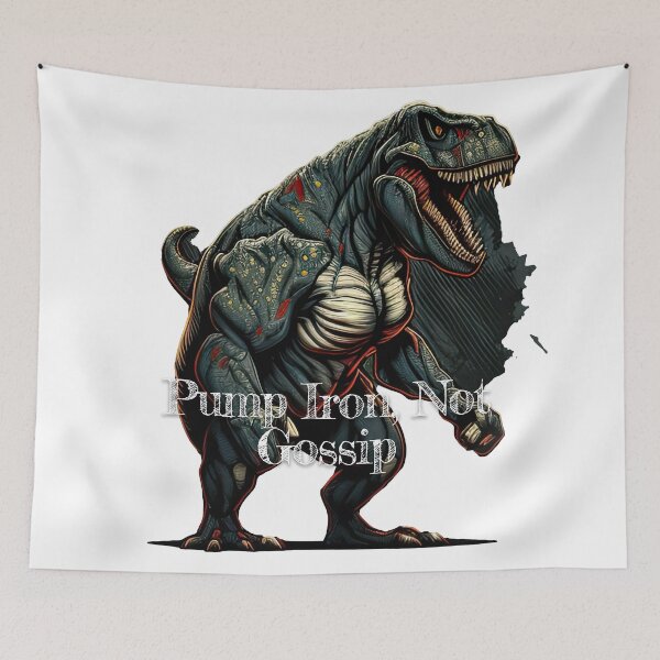Item preview, Pump Iron, Not GossipDesignBodybuilding Fitness Gym Workout Exercise Merch Print Design designed and sold by tengamerx.