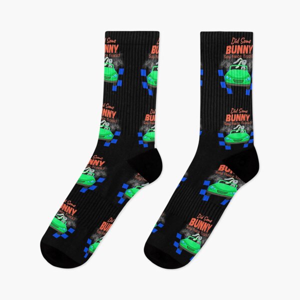 Item preview, Did Some Bunny Say Race Track? Easter Bunny Racing Cars Bunny Rabbit Happy Easter Race Track Funny Cute Motorsports Checkered Flag Racecar designed and sold by CarantinedChaos.