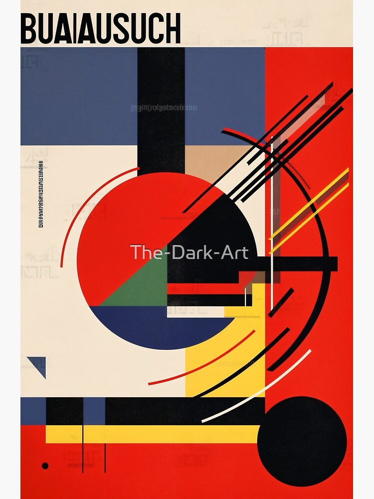 Bauhaus Retro Walter Gropius | Poster