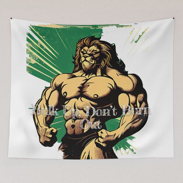 Item preview, Bulk Up, Don't Burn OutDesignBodybuilding Fitness Gym Workout Exercise Merch Print Design designed and sold by tengamerx.