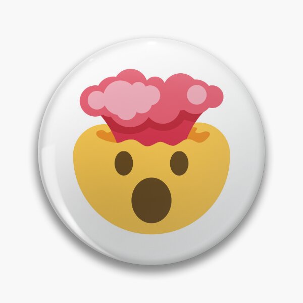 Item preview, Mind Blown Exploding Head Emoji designed and sold by KatsCanvas.