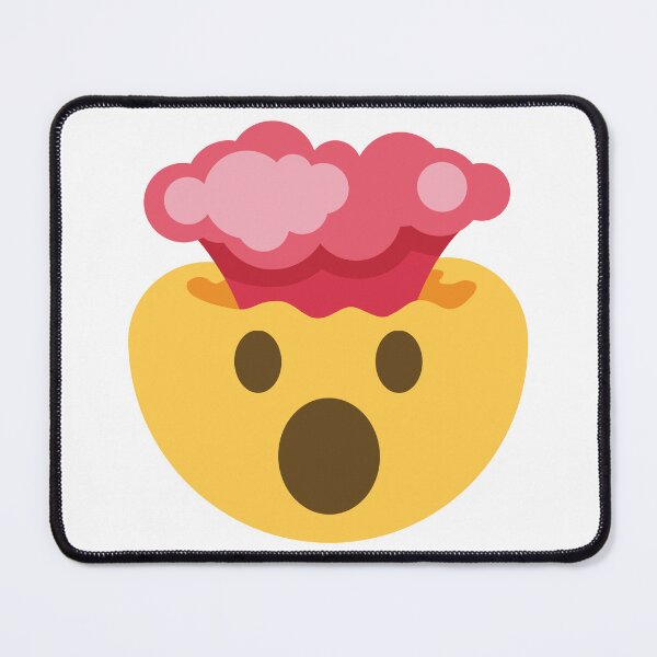 Item preview, Mind Blown Exploding Head Emoji designed and sold by KatsCanvas.