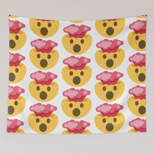 Item preview, Mind Blown Exploding Head Emoji designed and sold by KatsCanvas.
