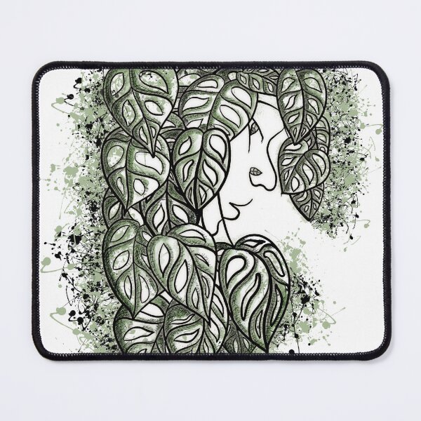 Item preview, Abstract Monstera Plant Lady designed and sold by tenderchomps.