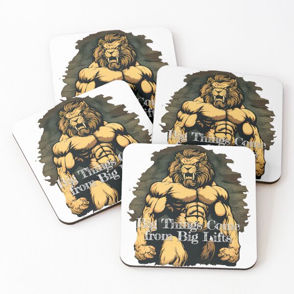 Item preview, Big Things Come from Big LiftsDesignBodybuilding Fitness Gym Workout Exercise Merch Print Design designed and sold by tengamerx.
