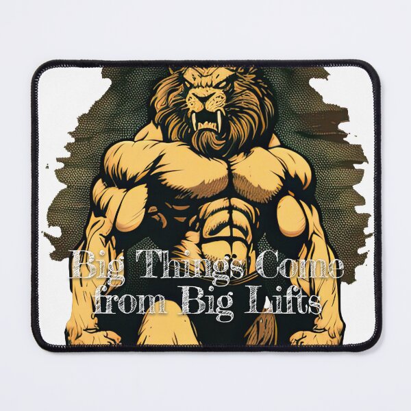 Item preview, Big Things Come from Big LiftsDesignBodybuilding Fitness Gym Workout Exercise Merch Print Design designed and sold by tengamerx.
