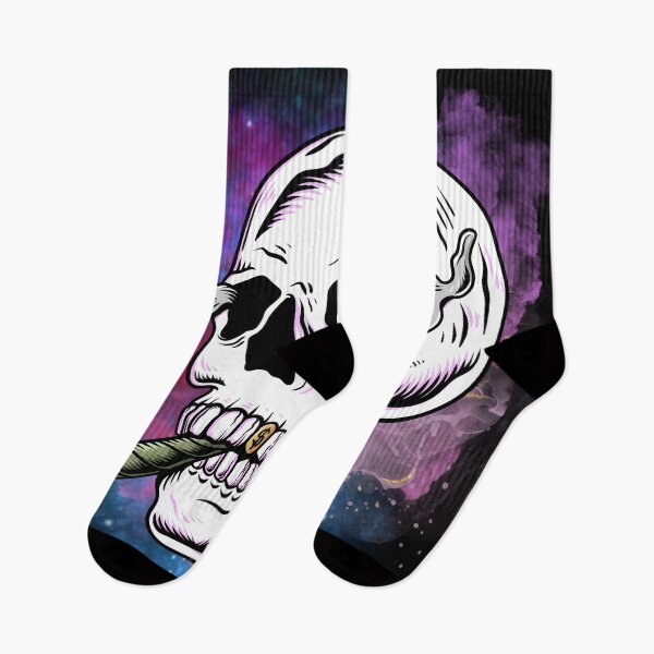 Item preview, Skull smoking weed designed and sold by Dwarf7.