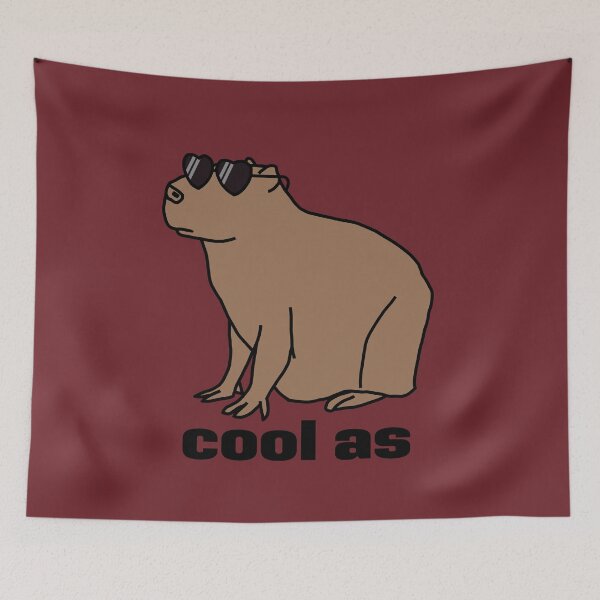 Item preview, Cool As a Capybara designed and sold by ellenhenry.
