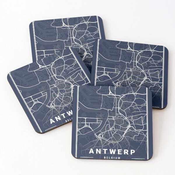 Item preview, Blueprint Line city map of Antwerp designed and sold by More than Myriad.