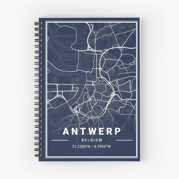 Item preview, Blueprint Line city map of Antwerp designed and sold by More than Myriad.